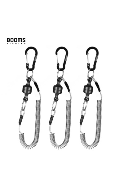 Choice مجموعة من 3 قطع من حامل تحرير الشبكة المغناطيسية لصيد الأسماك مع حبل م...