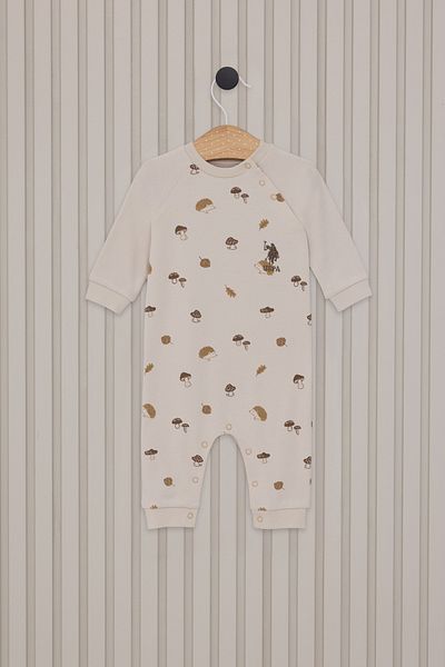 U.S. Polo Assn. Baby Boy Cream Pajamas 50318301-Vr071