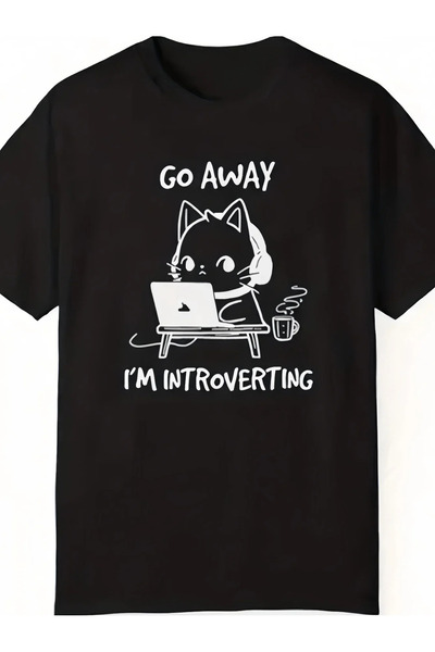 Tarzsokak Imprimeu cu litere Black Cat, stil casual și versatil, casual pentr...