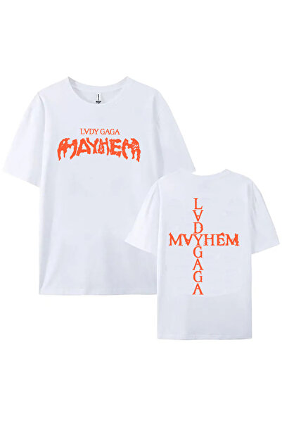 Tarzsokak Albumul alb Albumul Lady Gaga Mayhem, cu imprimeu New Singer, moale...