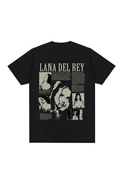 Tarzsokak ملابس الشارع الهيب هوب المطبوعة باللون الأسود للمغنية لانا ديل ري م...