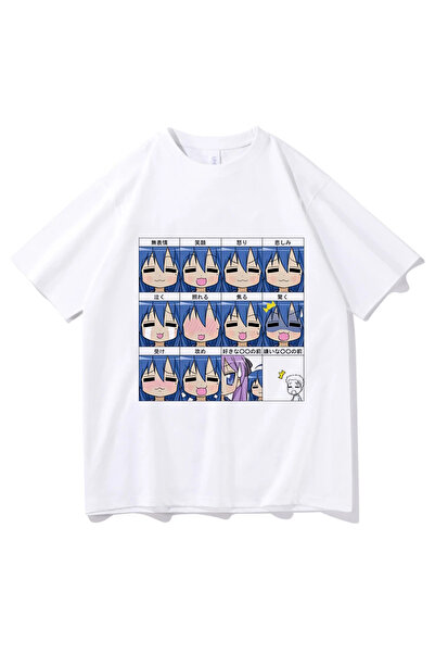 Tarzsokak Tricou alb Lucky Star Konata cu imprimeu grafic amuzant cu desene a...