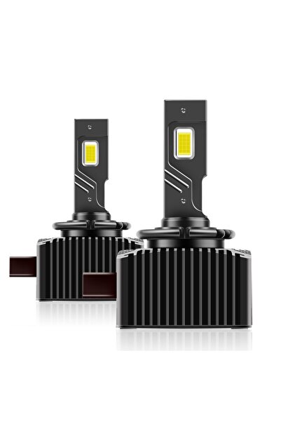 MILARIS Set 2 becuri Conversie hid-LED, D1S, 110W, 11000lm, 6000K, Plug and Play, Ventilator de Mare Viteza