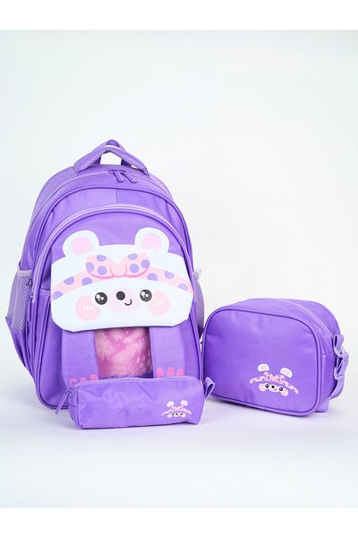 Jusso Long Sleeve Cute Primary School Bag 3 Pcs