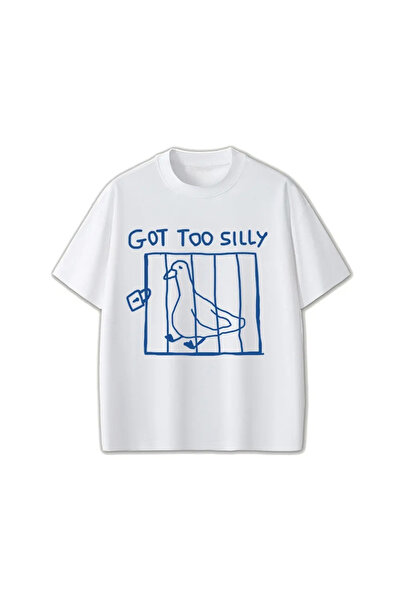 Tarzsokak White Got Too Aptal Kaz Funny Meme Graphic Vintage Streetwear