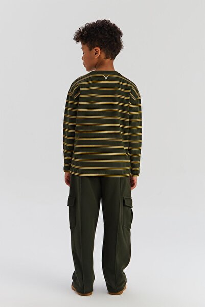 Nebbati Αγόρι Χακί Φούτερ