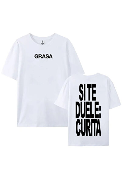 Tarzsokak أبيض TIENES QUE APRENDER A AMARTE leri SI TE DUELE CURITA طباعة ناث...