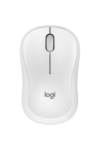 logitech ماوس بلوتوث صامت M240 أبيض فاتح