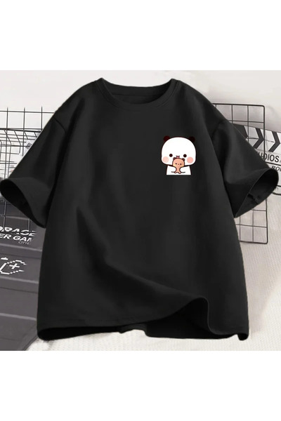 Tarzsokak Ursul panda negru Bubu Dudu și păpușile, cuplu amuzant T