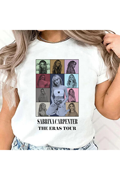 Tarzsokak تي شيرت أبيض سابرينا النجار الجمالي ملابس الشارع الشهير جرانج كاواي...