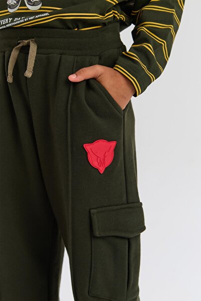 Nebbati Αγόρι Χακί Φούτερ