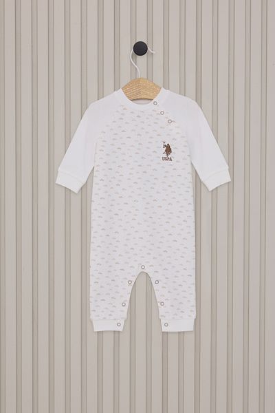 U.S. Polo Assn. Baby Boy Cream Pajamas 50318239-Vr071