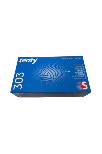 Tenty - Inspection Gloves 303 Nitrile Blue Small 1 Pack of 100