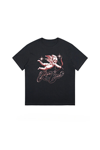 Tarzsokak بلوزة فضفاضة مطبوعة بطبعة سهم كيوبيد من American High Street باللون...