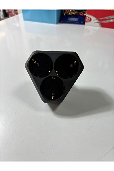 MAKEL ÜÇLÜ TOPRAKLI PRİZ GOLYAT SİYAH