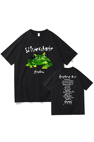 Tarzsokak Μαύρο Silvershirt Frogstomp 1995 για άνδρες - μπλουζάκι Hip Hop S