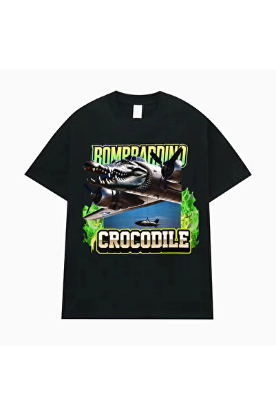 Tarzsokak تي شيرت أسود ترالاليرو ترلايلا هدايا ميم القرش المضحك قوطية عتيقة T-s