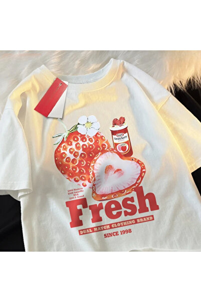 Tarzsokak Beyaz Çilek 1998 leri T Double Crewneck Graphic