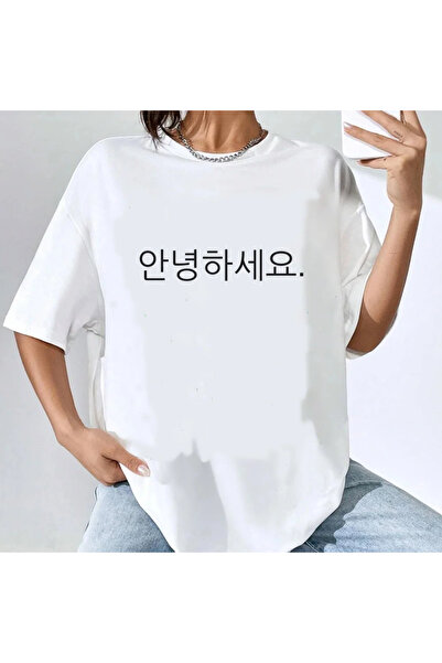 Tarzsokak Top cu gât rotund, cu imprimeu în stil retro, cu imprimeu coreean a...