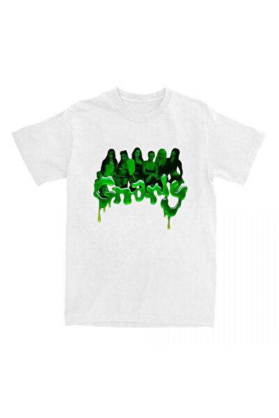 Tarzsokak Tricou alb Gnarly Katseye Korean Band Summer O-neck Gi