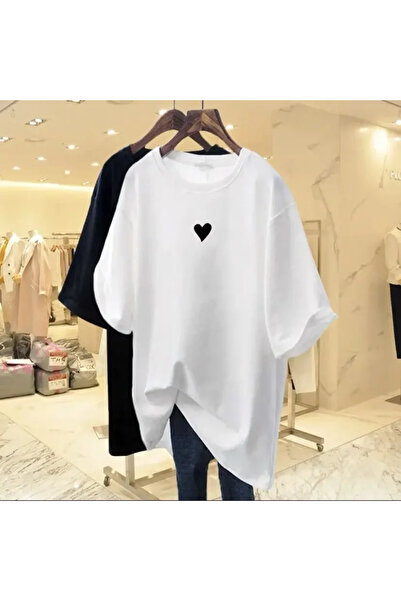 Tarzsokak Tricou alb, lejer, pur, de bază, cu imprimeu Summer Love