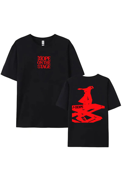 Tarzsokak Cântărețul coreean negru J-Hope Tour On Stage Unisex Street Graphic Hi