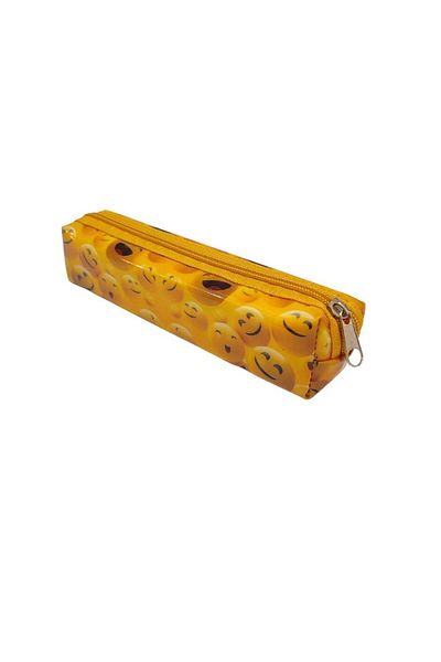 Kelebek Oyuncak Emoji Themed Sausage Pencil Bag (Pen Holder)