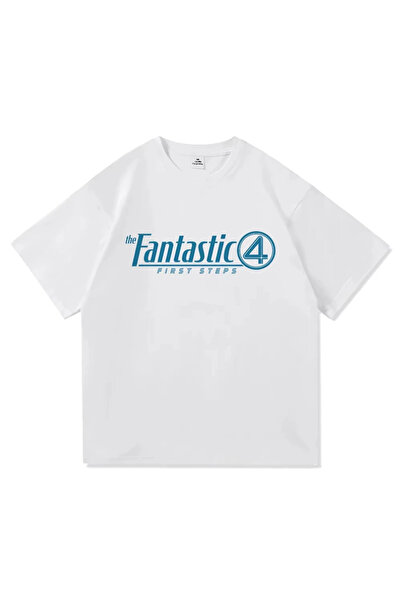 Tarzsokak White Fantastic Four First Step Film an Harajuku Tops Gift Graphic