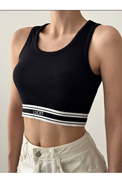 MU&ME BOUTİQUE Athlete Weightlifting Bottom Elastic Quzu - Black - S