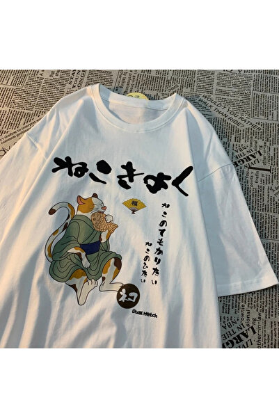 Tarzsokak Bela majica sa okruglim izrezom, originalna japanska retro zabavna ...