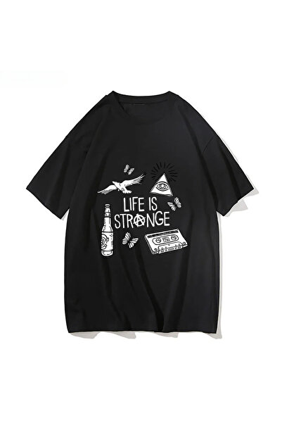 Tarzsokak Viața neagră este ciudată Harajuku Anime Drăguț Manga/Tricou comic ...