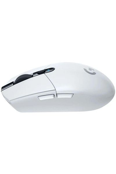 logitech ماوس ألعاب لاسلكي أبيض