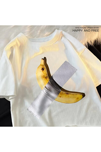 Tarzsokak Bandă albă de etanșare Banana Fun Respirabilă Summer Street Soft St...