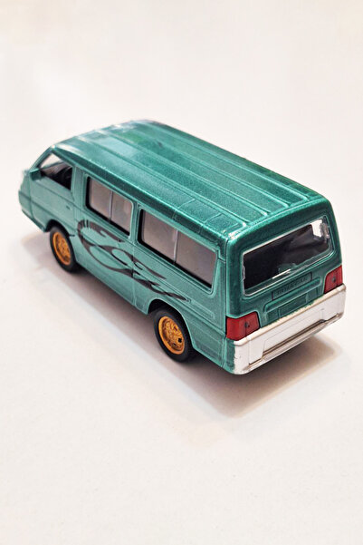 farddad Pull and Drop Minibus Toy | Metal Sprinter Bus | With Sound and Light - Front Doors Can Be Opened | Green