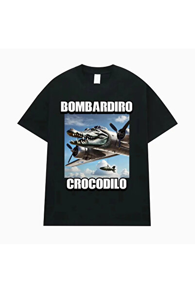 Tarzsokak تي شيرت أسود ترالاليرو ترلايلا هدايا ميم القرش المضحك قوطية عتيقة T-s