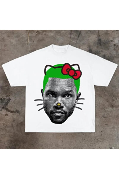 Tarzsokak Topuri albe cu imprimeu amuzant, vintage, hip hop, streetwear, de vară