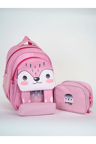 Jusso Long Sleeve Cute Primary School Bag 3 Pcs