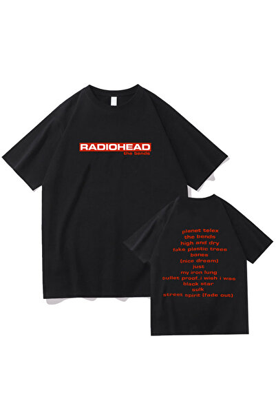 Tarzsokak Siyah Radiohead Müzik Grubu Baskı li Bahar /Er