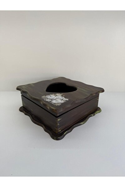 LARTEWOOD Peçetelik, Ahşap Hediyelik Dekoratif El Yapımı Peçetelik