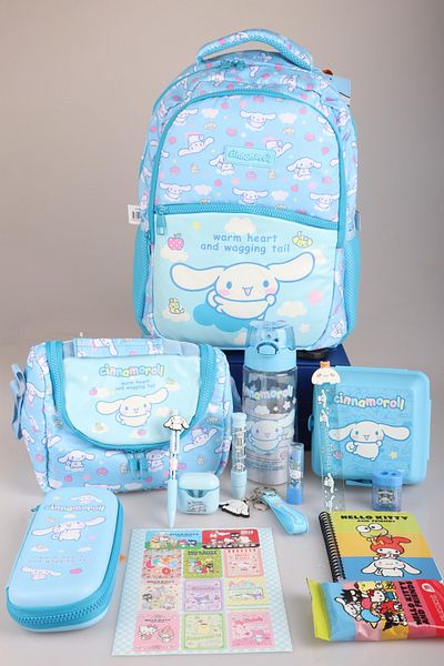 Cınnamoroll New Season Licensed Cinnamorol "Skyroll Collection" Full Stationery Set School with Dekomus, Thermoses