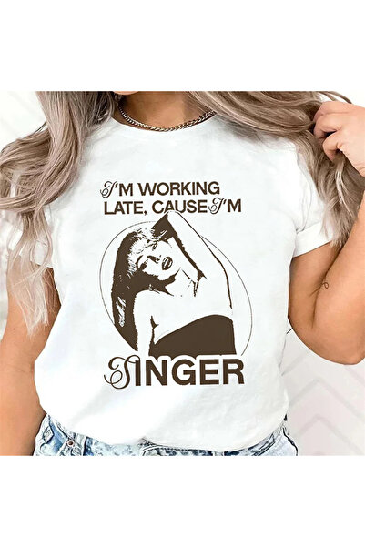 Tarzsokak تي شيرت أبيض سابرينا النجار الجمالي ملابس الشارع الشهير جرانج كاواي...