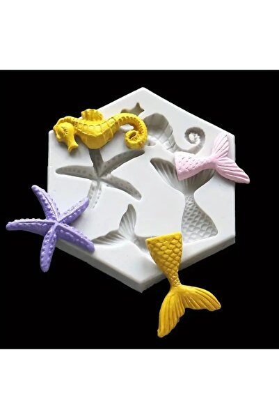 HogART Design Deniz Hayvanları Mum Sabun & Kokulutaş Silikon Kalıp