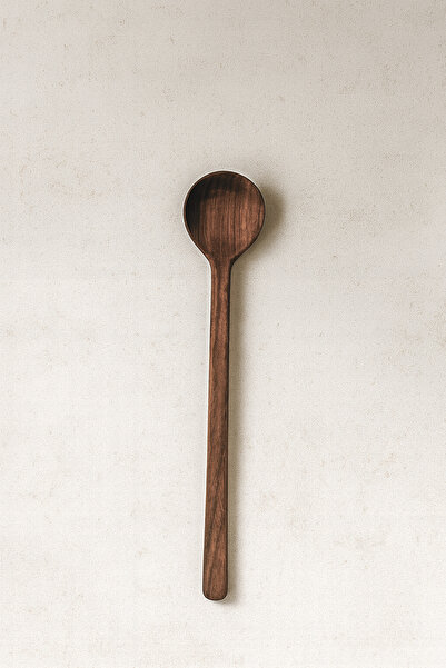Envai Design Co Doğal Ceviz Ağacı 30 cm Ahşap Kaşık