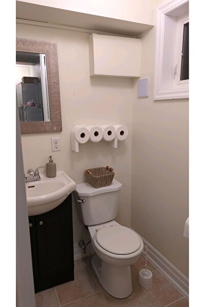 hatish POOP Duvar Tipi Tuvalet Kağıdı Rafı – Dekoratif ve Fonksiyonel Tasarım