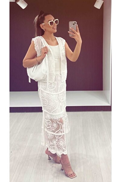 NÜANS MODA Fisto Skirt Blouse Set