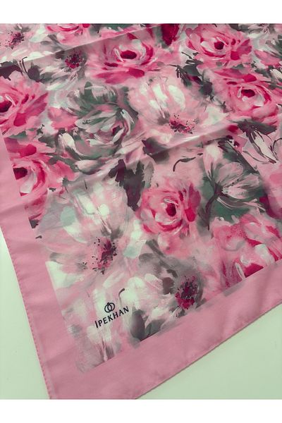 İpekhan Jardin Secret Pink Series Soft Shawl 30000
