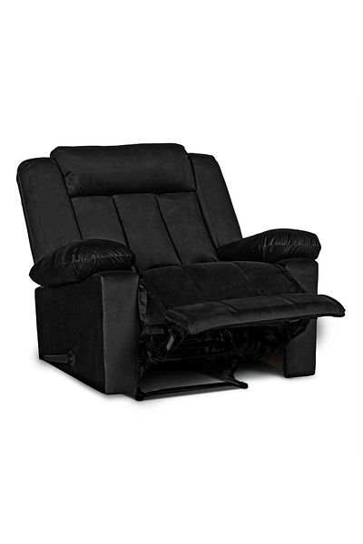 Lazy Vibes Trio Recliner Chair in Luxurious Velvet | Fixed