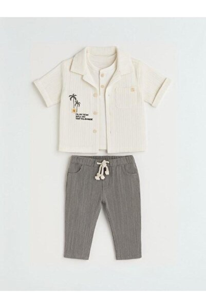 Zekids Baby Boy Triple Jacket and Trousers Suit