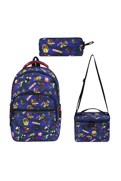 AlphaClub Bag Roblox Figured 3-Piece Set Luxury Primary School Bag