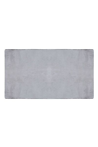 TOPI TOY Grey velvet rug, 110 x 60 cm